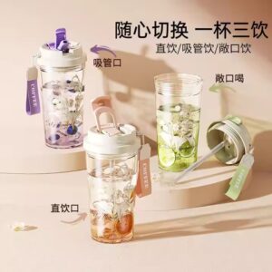 Plastic Cup High-Grade Light Luxury Water Bottle - Image 5