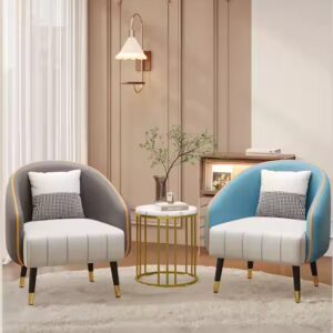 Single Sofa Chair Nordic Fabric Sofa - Image 5