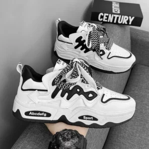 casual board shoes men's sports height increasing bread shoes - Image 2