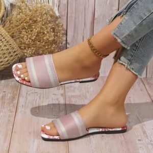 Flat Sandals Beach Shoes Flip-flops Large Size Women's Shoes - Image 7