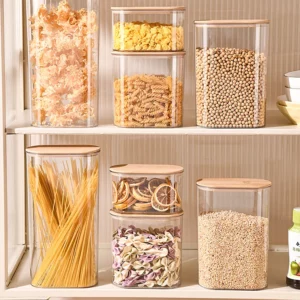 New fresh-keeping food jar Environmentally safe bamboo - Image 3