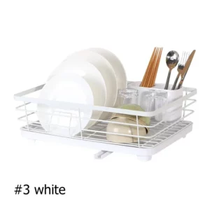 Kitchen Shelf Cutlery Sundries Storage Drainage Rack - Image 3