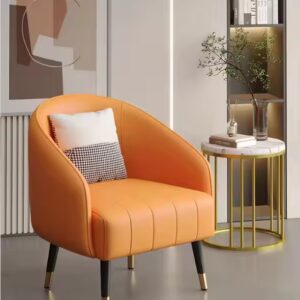 Single Sofa Chair Nordic Fabric Sofa - Image 7