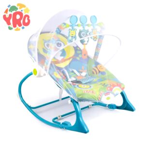 3 in 1 Hot Selling Babies Rocking Chair Electric Soft Vibrating Swing Baby Rocker with Mosquito Net - Image 5
