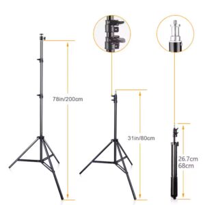Ring light with tripod stand ringlight photographic lighting 10 inch beauty lamp selfie led ring light - Image 7