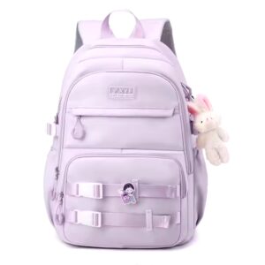 Schoolbag for girls high school load relief ridge protection large capacity ins wind simple student backpack - Image 5