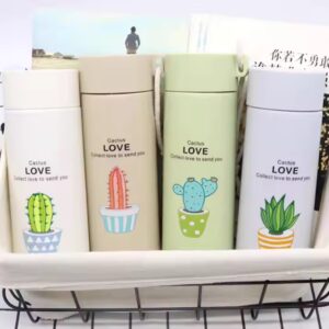 Reusable Insulated Water Bottle Travel Mug Vacuum Insulated Double Layer Water Food Grade Glass Bottle - Image 5