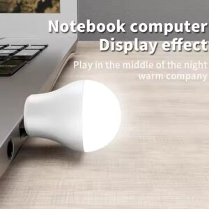 USB Plug Lamp Computer Mobile Power Charging USB Small Book Lamps LED Eye Protection Reading Light Small Round Light Night Light - Image 7