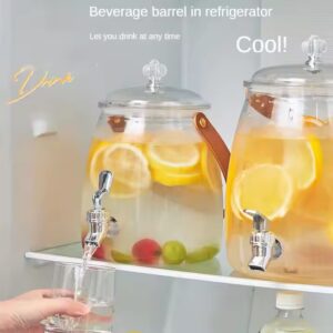 5L Beverage Dispenser Iced Tea Plastic Pitcher Cold Kettle With Faucet And Lid Lemonade Water Drink Tea Jar For Wedding Party - Image 4