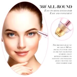 NEW Electric Eyebrow Trimmer Makeup Painless Eye Brow Epilator Mini Shaver Razors Portable Facial Hair Remover Women Depilator - Image 7