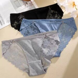 New Design Sexy Lace Women Panties Fashion Women Briefs Cotton Lace Girl's Wholesale Daily Underwear Panties Ladies - Image 6