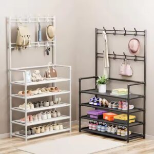 Simple Shoe And Hat Integrated Stand Indoor Multi-layer Dust And Space Saving Simple Shoe Rack At The Entrance For Household Use - Image 5