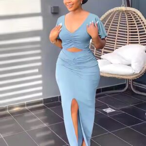 Women 2023 Summer Office Suits Two Piece Skirts Sets - Image 3
