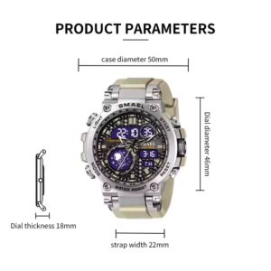 SMAEL watch 8093 sport water resistant digital quartz wrist watch - Image 5