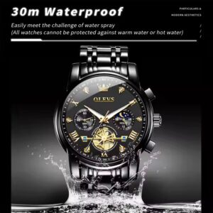 OLEVS 2856 Custom Logo Waterproof Quartz Watch Chronograph Luminous Multifunction Men Watches Fashion Wristwatch For Man - Image 6