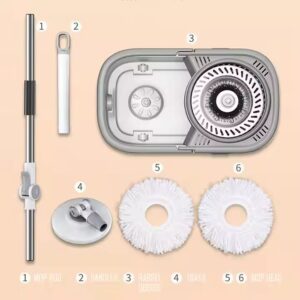 Round rotating mop floor cleaning 360 - Image 4