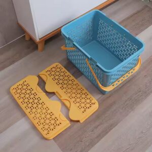Multi-functional Large Capacity Toy Plastic Storage Basket Clothes Basket Camping Container - Image 4