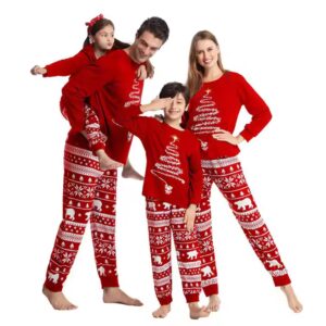 Family Christmas Pajamas Set Fashion Print Father Mother Kids Dog Family Matching Clothes Outfits Family Sleepwear - Image 4