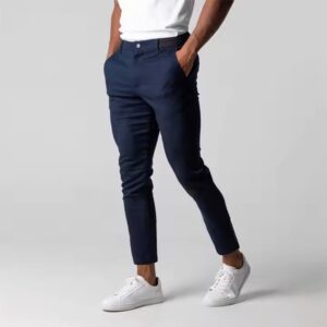 Four seasons new men's casual pants business pants - Image 4