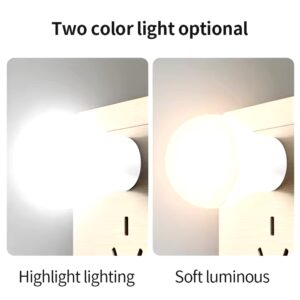 USB Plug Lamp Computer Mobile Power Charging USB Small Book Lamps LED Eye Protection Reading Light Small Round Light Night Light - Image 4