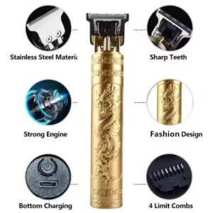 Fashion Style T9 Hair Clipper Shaving Hair Trimming USB Rechargeable Hair Electric Shaver Boyfriend Holiday Gift Barber Clipper - Image 6