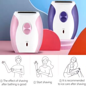 HOT Rechargeable Lady Shaver Hair Remover Women Razor Cordless Facial Hair Remover Machine Bikini Trimmer Leg Electric Razor - Image 3