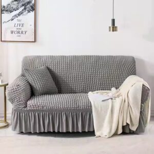 Best seller home choice sofa covers Skirt red sofa cover - Image 3