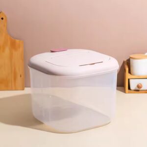 Household Insect-proof Moisture-proof Sealed Rice Storage Box With Lid Transparent Plastic Rice Bucket Kitchen Cereal Rice Tank - Image 6