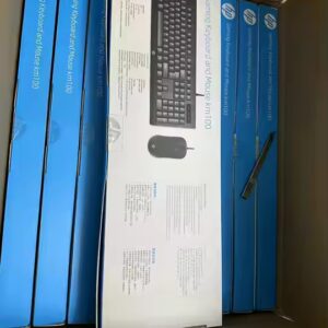 Home Keyboard Mouse Combo Desktop Laptop Gaming Office for HP Km100 Wired Keyboard and Mouse Set LED Waterproof USB Notebook Hp - Image 3