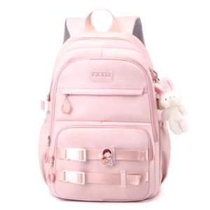 Schoolbag for girls high school load relief ridge protection large capacity ins wind simple student backpack - Image 7
