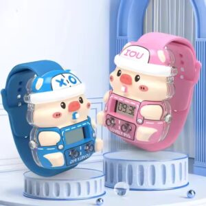 Kids Sports Watch Toys Cartoon Piggy Cute Children Digital Watches Colorful Lights Electronic Watch Boys Girls Christmas Gifts - Image 7