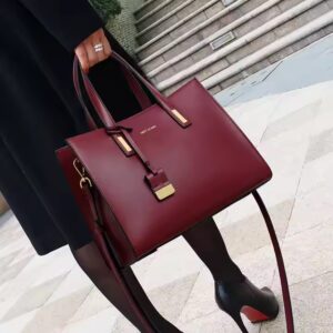 Soft Genuine Leather Tote Bag New Fashion High Quality - Image 1