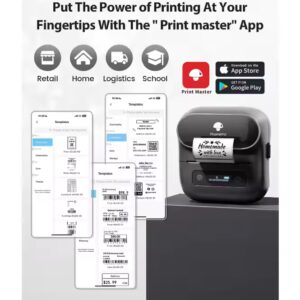 Phomemo M220 Label Maker 3.14 Inch Portable Thermal Printer Support 20-80mm Width Label Bluetooth Label Maker for Barcode - Image 4