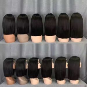 Brazilian Hair Wig 4x4 Closure Short Bob Wigs For Black Women - Image 7