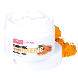 Long Lasting Vitamin C Turmeric Face Cream Anti Aging Moisturizing Whitening Radiance Facial Cream - Image 4