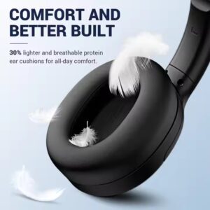 High-quality Hybrid Noise Cancelling Headphones Wireless Headset Playtime 30H BT 5.3 Over-ear Headphones with Deep Bass - Image 3