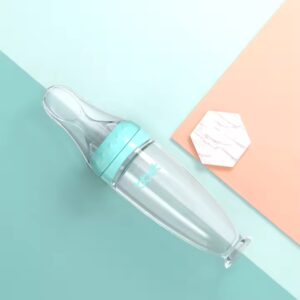 BH Baby Food Squeeze Spoon Feeder silicone food feeder silicone squeeze feeder - Image 4
