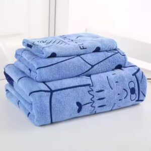Three-Piece Cotton Bath Towel Set - Image 2