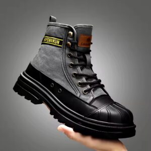 Wholesale Design Luxury Personalized Casual Mens Boots Breathable Commuter Work Boots - Image 7