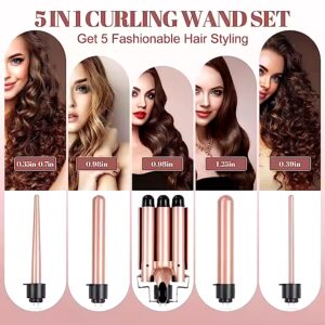 Liquid crystal display portable single barrel electric hair curler Single barrel hair curler - Image 3