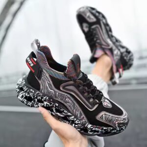 Men's Sneakers Running Shoes Breathable Outdoor Walking Sports Shoes - Image 6