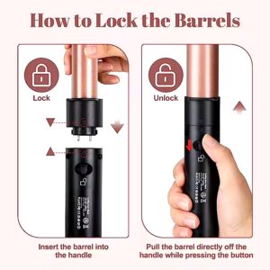 Liquid crystal display portable single barrel electric hair curler Single barrel hair curler - Image 6