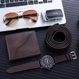 Wholesale Creative Combination Suit Men Business Gift Set Wallet Belt Glasses Watch Gift Set - Image 4