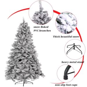 6ft 7ft 8ft 9ft 10ft 12ft Snow Christmas Trees PE PVC Big Artificial Green Christmas Tree - Image 4