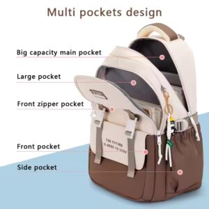 Nylon fabric travel School backpack for daily day casual school bags for teenage girls boys High school Bookbags - Image 4