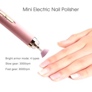 5 in 1 Electric Nail Polish Drill Machine With Light Portable Mini Electric Manicure Art Pen Tools For Gel Remover - Image 3