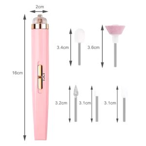 5 in 1 Electric Nail Polish Drill Machine With Light Portable Mini Electric Manicure Art Pen Tools For Gel Remover - Image 6