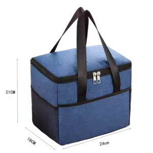 Thermal Insulated Lunch Bento Box Bag Aluminum Foil Thickened Waterproof Lunch Box Bag - Image 6