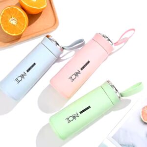 Wholesale New portable rope children's drinking utensils outdoor leakproof 350ml Double Wall Glass Cup Water Bottle - Image 5