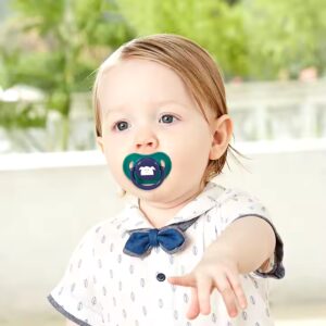 baby pacifier with clip silicone pacifier with cartoon BPA free food grade baby pacifier - Image 5